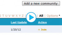 Add a community