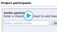 Invite project participants