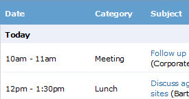 Organize your schedule