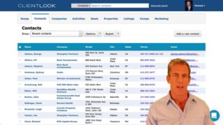 ClientLook commercial real estate CRM software webinar