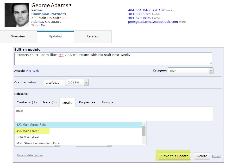 Relate A CRM Update To Multiple Records_2
